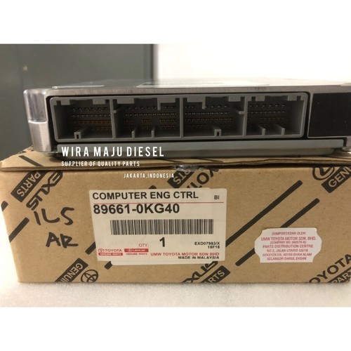 Genuine ECU Engine Computer 2004-2011 Toyota Hilux Diesel 89661-0KG40 Denso OEM thumbnail 3