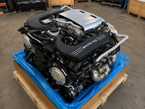 Mercedes-AMG M177 4.0L V8 Bi-Turbo Complete Petrol Engine Assembly thumbnail 3