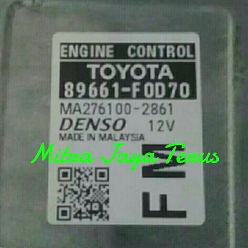 Genuine Toyota Hilux Diesel Automatic FM ECU Computer 89661-F0D70 DENSO Malaysia thumbnail 2