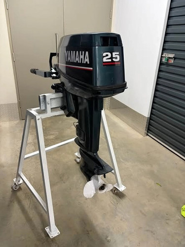 Yamaha Pre Owned 25hp 2 Stroke Outboard Motor