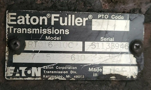 (Used) 2007 Eaton/Fuller (MT), TRANSMISSION ASSEMBLY Transmission Assys P-10993 thumbnail 2