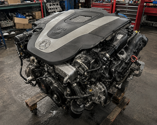 Mercedes-Benz OM642 3.0L V6 Turbo Diesel Complete Engine Assembly — photo 1